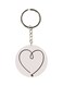 Heart Theme Single Sided Keychain