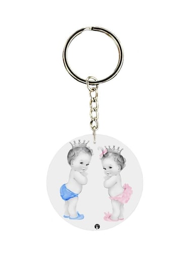 Single Sided Baby Printed Keychain