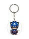 Captain America Printed Dual Sided Keychain