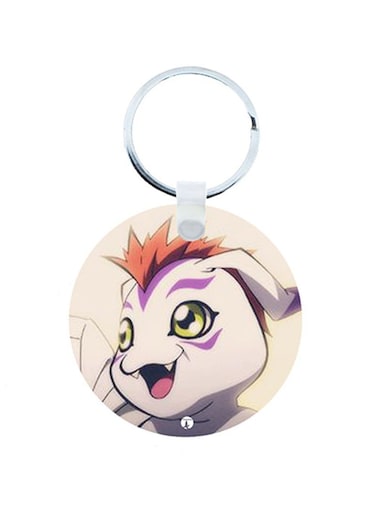 Digimon Anime Wooden Keychain