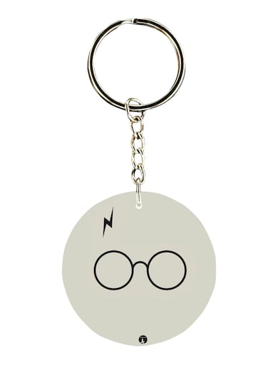 Double Sided Harry Potter Printed Keychain
