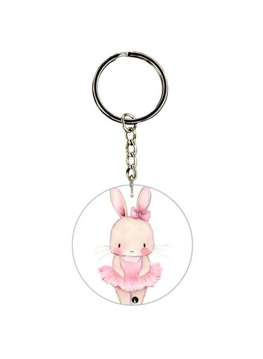 Cartoon Printed Keychain