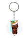 Double Sided Crash Printed Keychain