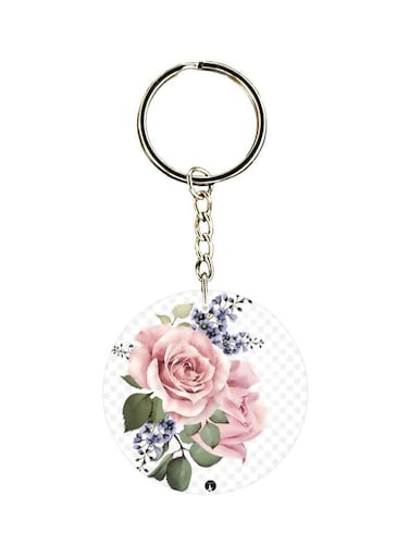 Rose Themed Keychain