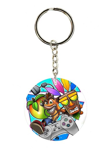 Crash Printed Keychain