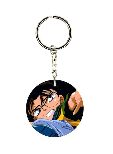Anime Detective Conan Printed Plastic Keychain