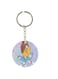 Double Sided Girl With Phone Printed Keychain