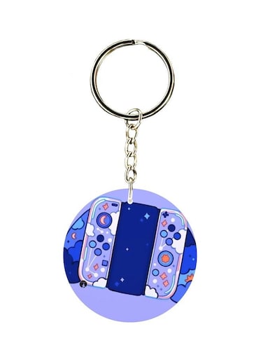 Printed Plastic Keychain
