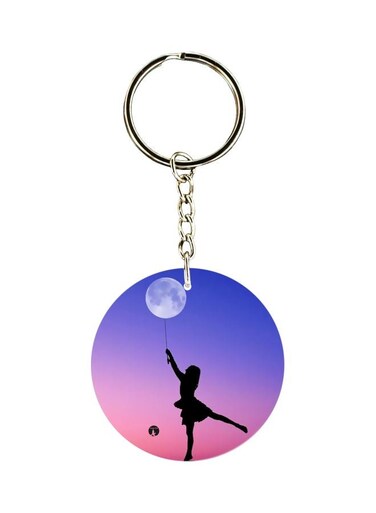 Human Figure Printed Keychain