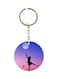 Human Figure Printed Keychain