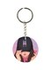 Girl Printed Double Sided Keychain