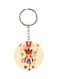 Crash Printed Plastic Keychain