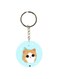 Cartoon Themed Single Sided Keychain