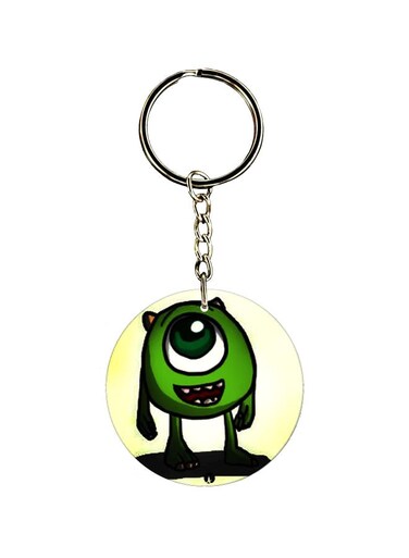 Double Sided Cartoon Printed Keychain