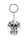 Double Sided Cat Printed Keychain