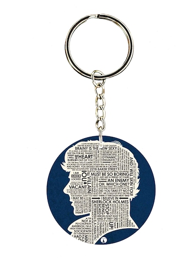 The TV Show Sherlock Double Side Printed Keychain