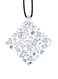 Random Stuff Printed Car Mirror Pendant