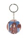 Double Sided Girl Printed Keychain