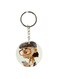 Cartoon Themed Single Sided Keychain