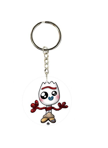 Double Sided Cartoon Printed Keychain