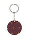 Star Printed Double Sided Keychain