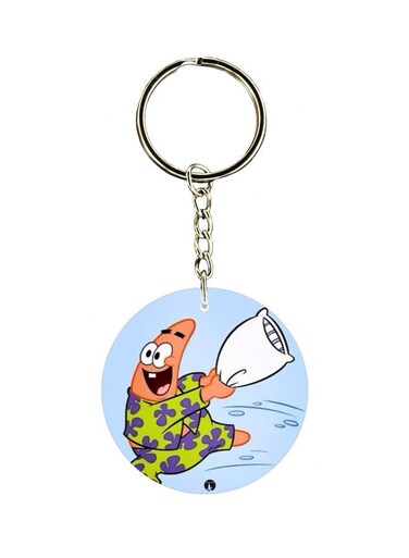 Cartoon Character Printed Keychain