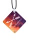 English Phrases Printed Car Mirror Pendant