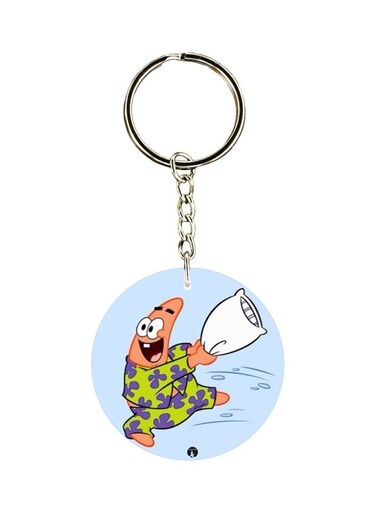 Cartoon Printed Keychain