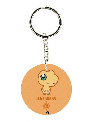 Anime Digimon Printed Keychain