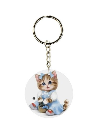 Cat Themed Keychain
