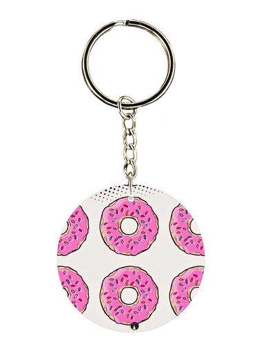 Donuts Printed Keychain