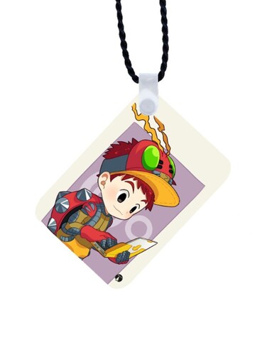 Digimon Printed Car Mirror Pendant