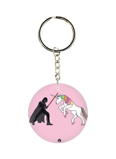 Unicorn Printed Keychain