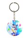 Sonic And Mickey Printed Keychain