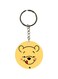 Double Sided Bear Printed Keychain
