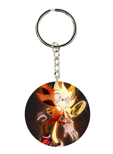 Sonic Printed Keychain