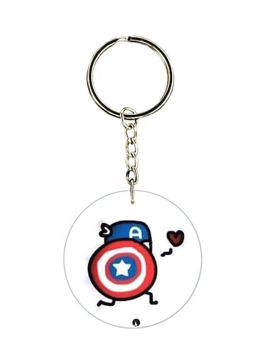 Marvel Logo Dual Sided Keychain
