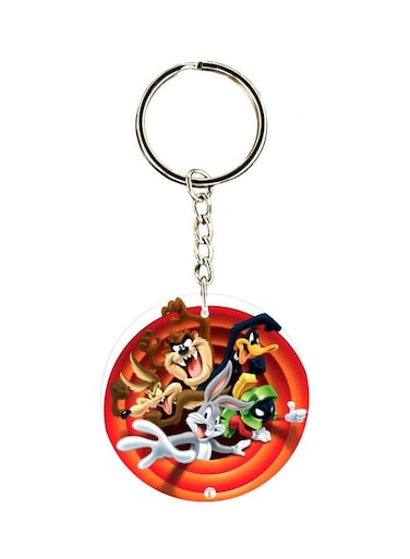 Cartoon Printed Keychain
