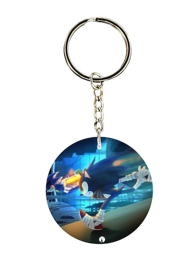 Sonic Printed Keychain
