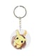Single Sided Pikachu Cartoon Themed Keychain