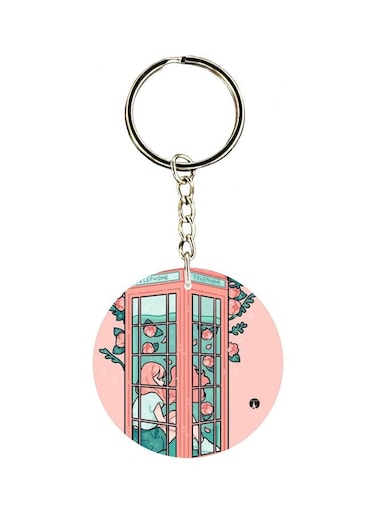 Cartoon Character Printed Keychain