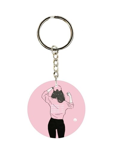 Printed Single Sided Keychain