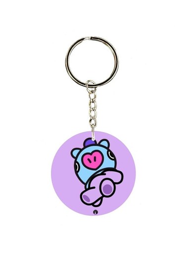 Cartoon Themed Single Sided Key Chain