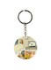 Cartoon Printed Double Sided Keychain