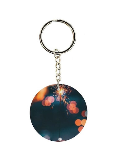 Firework Printed Keychain