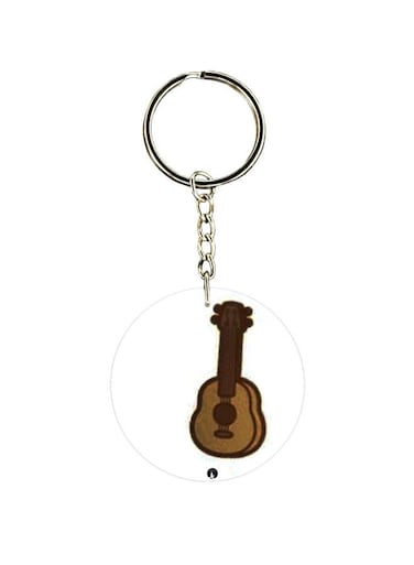 Cartoon Themed Single Sided Keychain