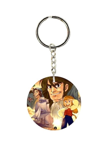 Anime Jazerat Alknz Printed Plastic Keychain