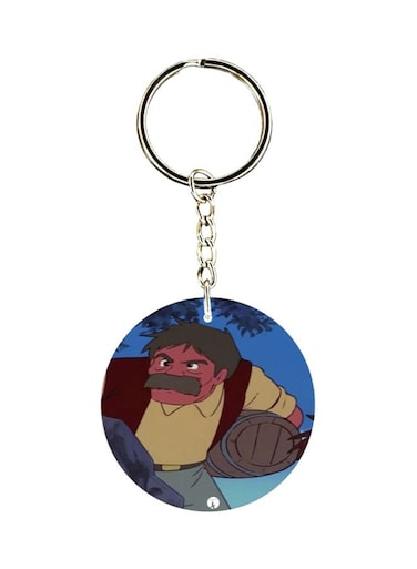 Adnan And Lina Anime Printed Keychain