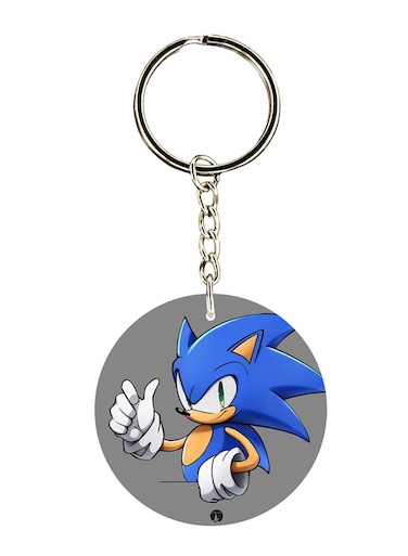 Sonic Printed Keychain