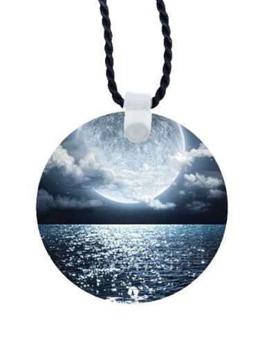 Sea Printed Car Mirror Pendant